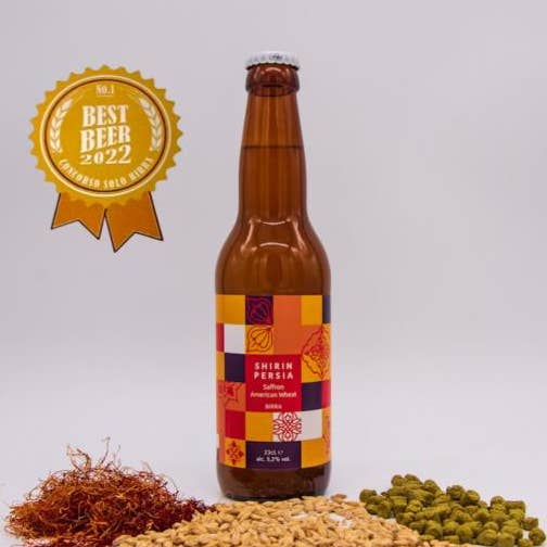 Shirin Persia - Wholesale Bier - Saffraan tarwebier met Amerikaanse hop - 6-pack van 33 cl0
