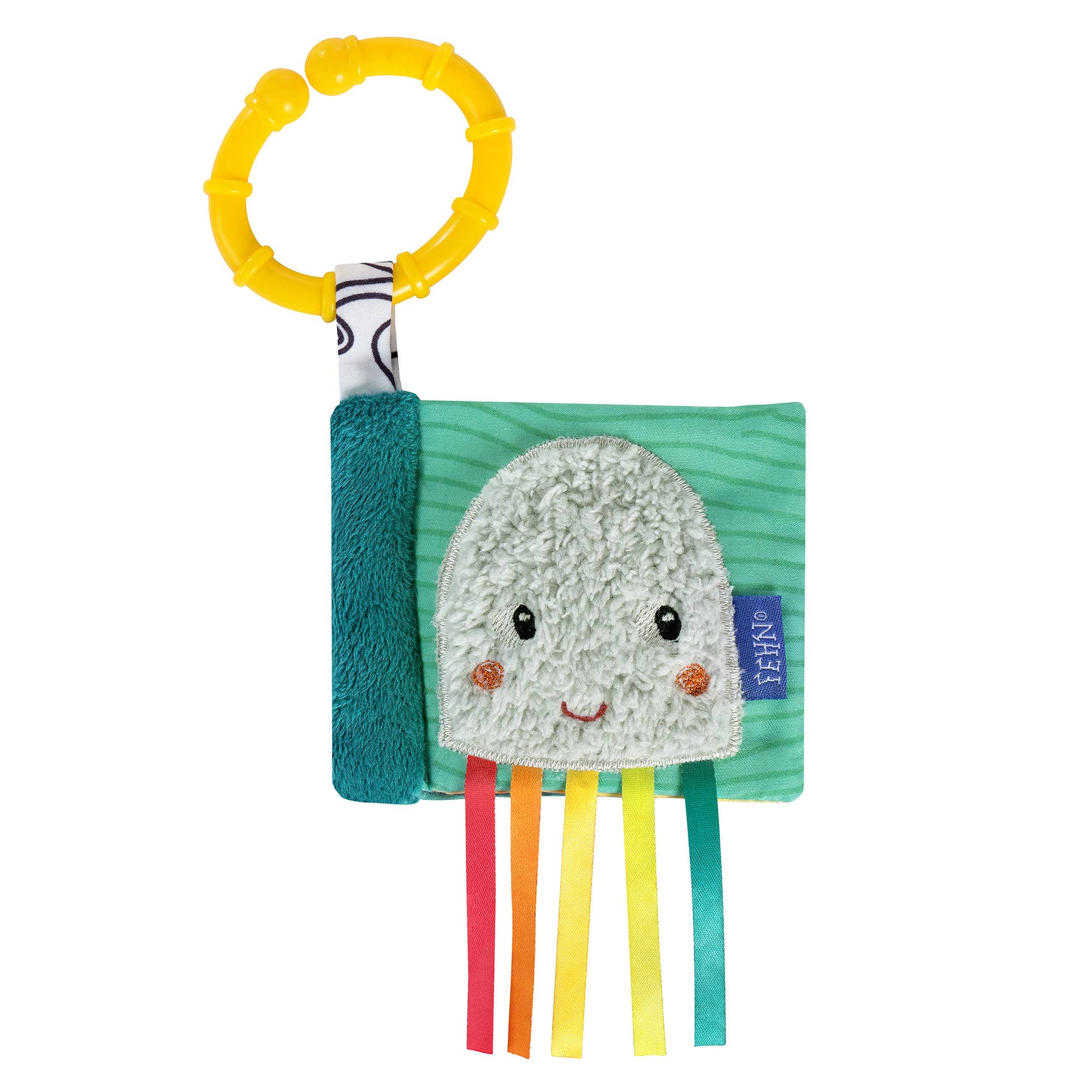 Fehn - Wholesale Baby & Toddler Book (0-2) - Mini-Crinkle Book Octopus - Touch Book with Nature Motifs0