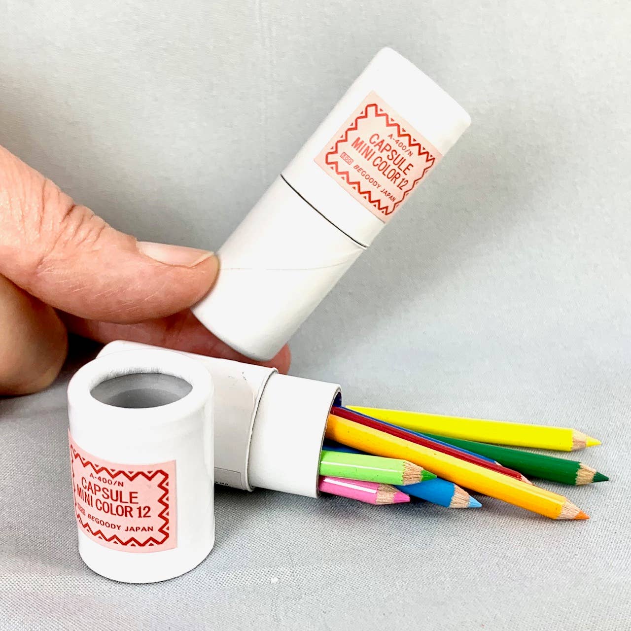 BCmini - Wholesale Colored Pencil - 21602 12 sets of 12 mini pencils in mini paper tube-1231