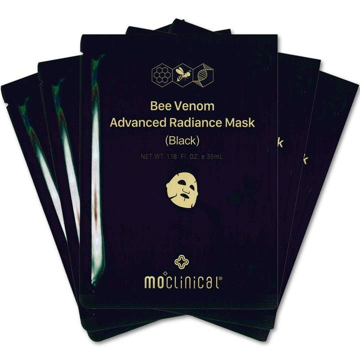 eGlobal Beaute - Wholesale Skincare Face Mask - MO Clinical Bee Venom Advanced Radiance Mask (5Pcs Charcoal)