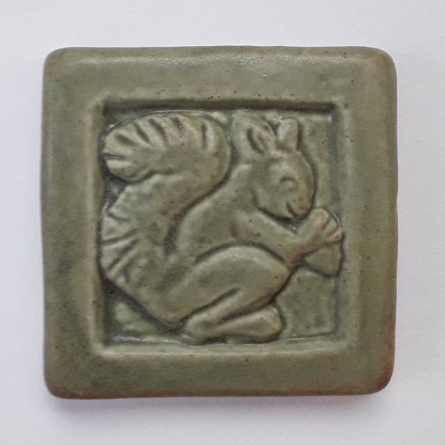 Whistling Frog Tile Inc. - Wholesale Wall Tile - Squirrel Art Tile 3x3"3