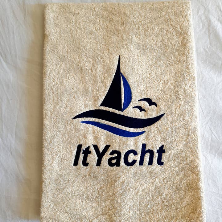 Toalla playa ityacht 420GR 100x150 cm para venta al por mayor de ityacht