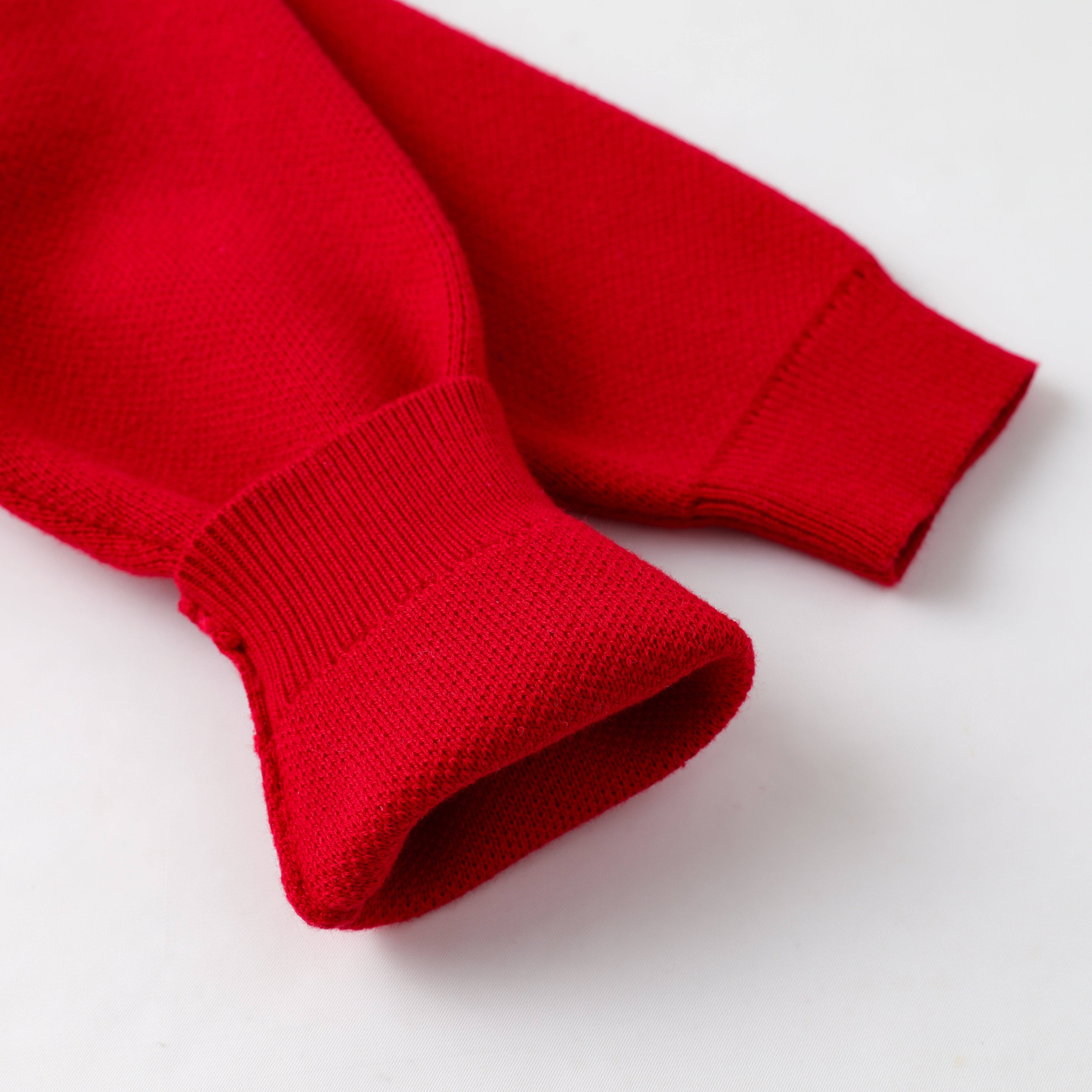 Lil Cactus - Wholesale Knit Sweater - Kids - Red Sparkle Bow Christmas Sweater3