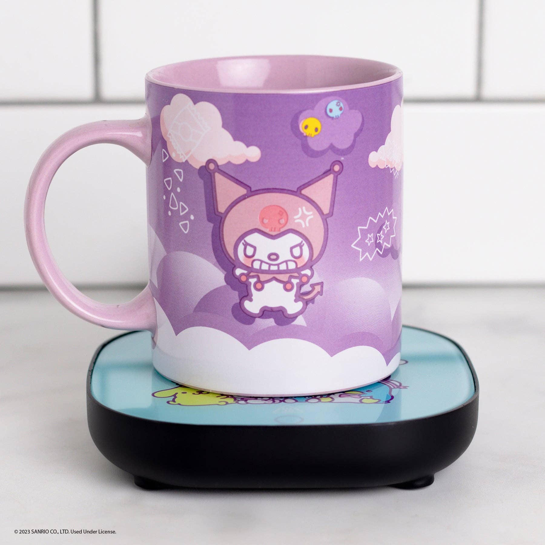 Uncanny Brands - Wholesale Kitchen Appliance - Uncanny Brands Hello Kitty and Friends Kuromi Coffee Mug with Electric Mug Warmer1