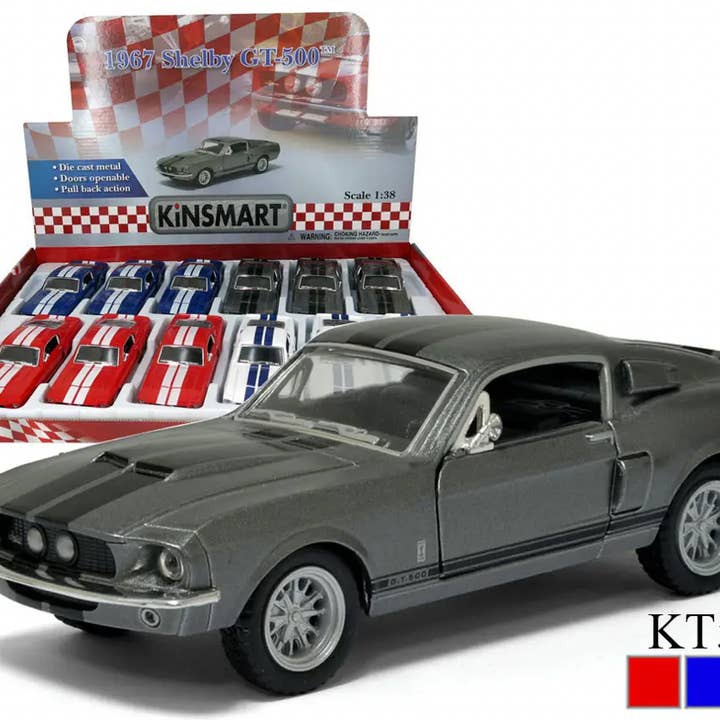 5" SHELBY GT 500 spuitgietauto uit 1967 voor wholesale door Luna Die-cast Cars