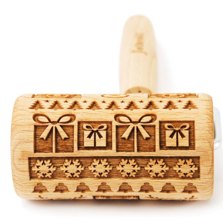 Christmas Joy Mini-Nudelholz für den Großhandel von Folkroll