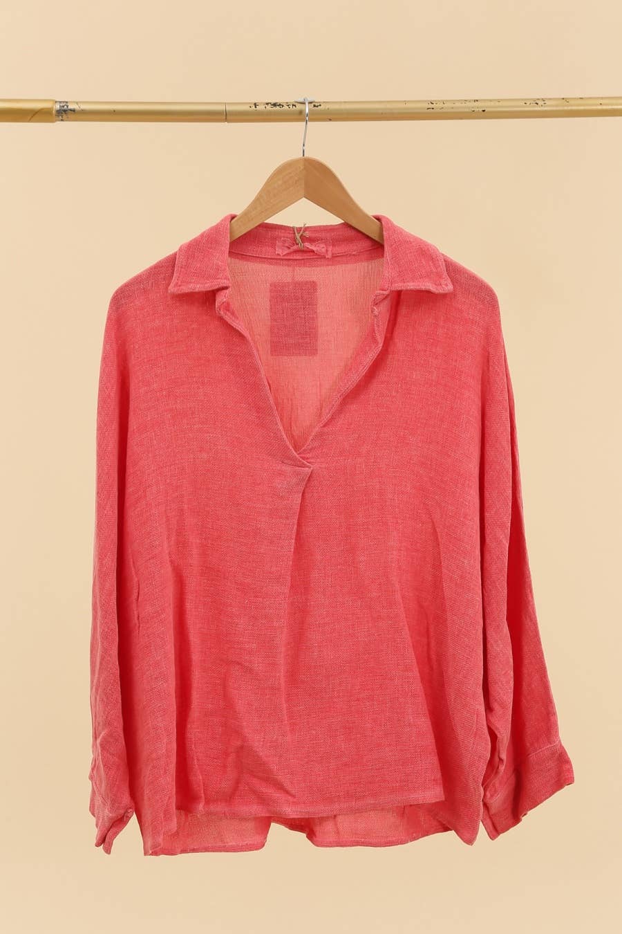 LÉA & LUC - Wholesale Tunic - Women's - Blouse in 50% linen 50% cotton REF. 100704