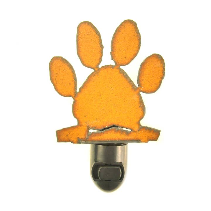 Universal Ironworks USA - Wholesale Night Light - Paw Print Pet Lover Image Rustic Nightlight0