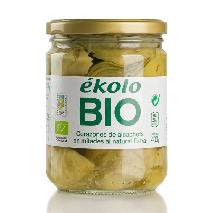 Biologische artisjokken in Ékolo helften, 6 eenheden x 400 g voor wholesale door ekolo