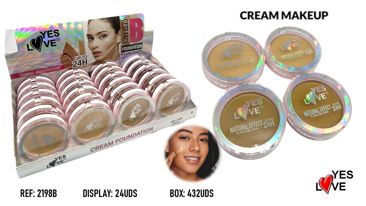 Yes Love Cosmetics – wholesale Foundation – CREAM MAKEUP0