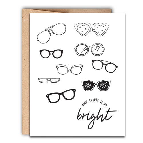 Stack Paper Press - Wholesale Graduation Card - Future So Bright Graduation Card
