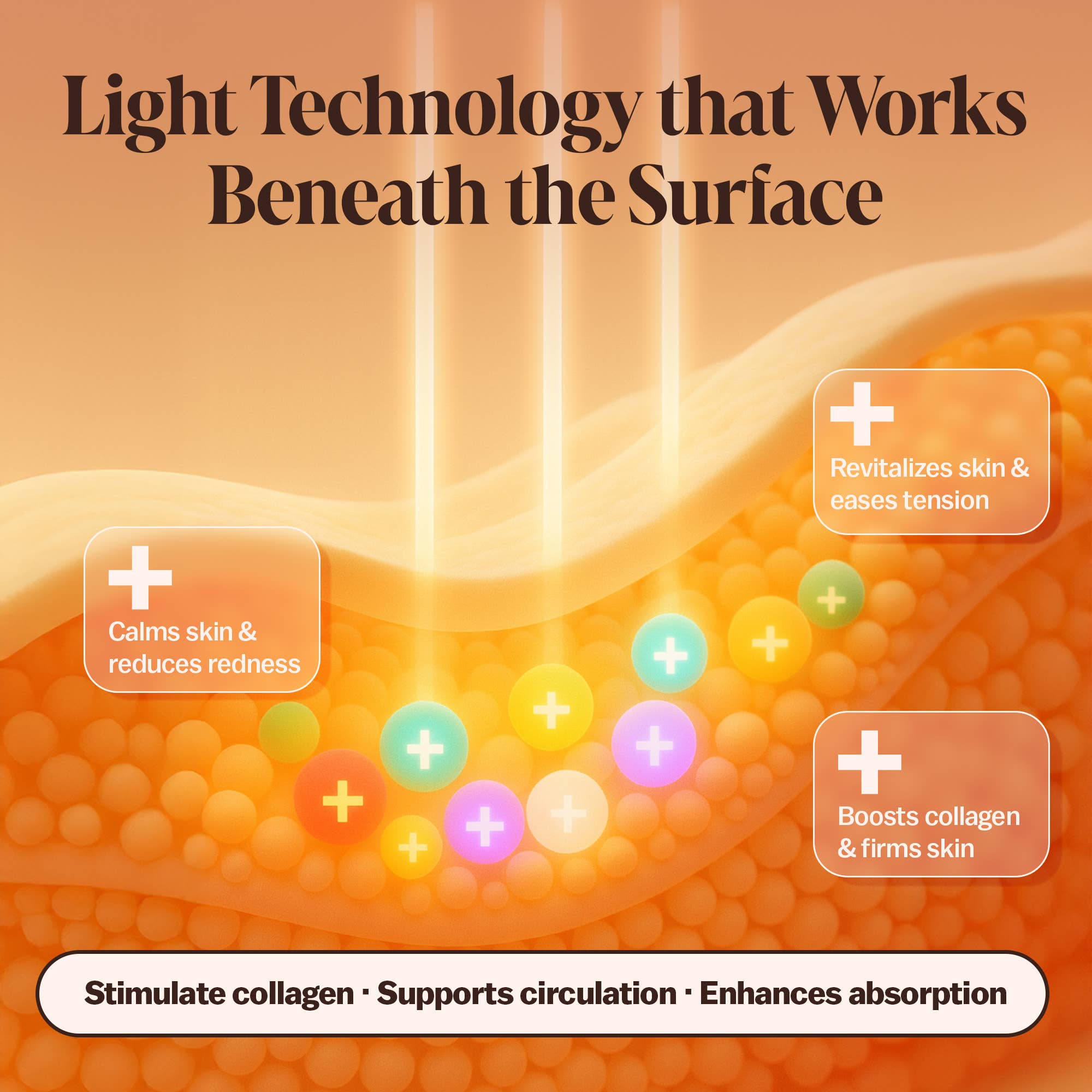 GAYA - Venta al por mayor Aparatos de estética - Varita de Belleza 7 en 1 con Terapia de Luz Roja – Levanta, Ilumina y Suaviza3