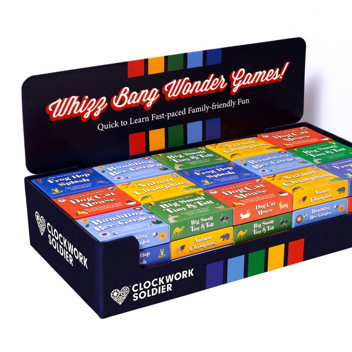 Wizz Bang Wonder Card Game Filled Display Unit for wholesale by Clockwork Soldier - UK