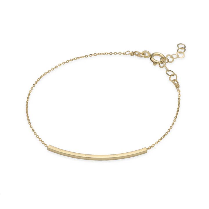 Curved Bar Bracelet for wholesale by Amy Jennings Designs