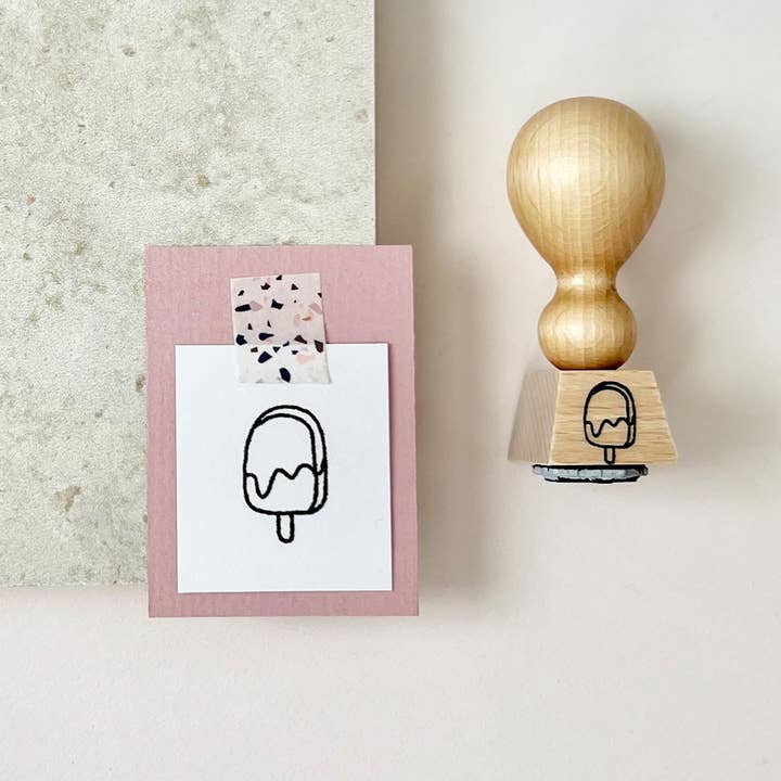 Timbro gelato su stecco | Timbro per buono per la vendita all'ingrosso da parte di Der kleine Sperling