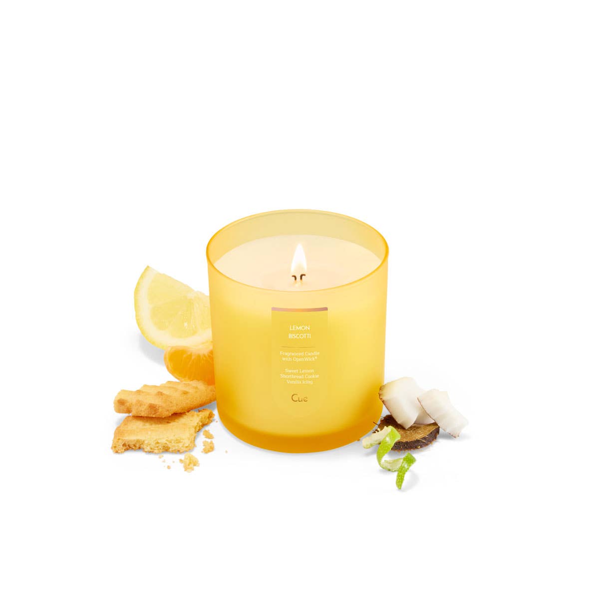 Cue - Wholesale Jar/Filled Candle - Lemon Biscotti candle2