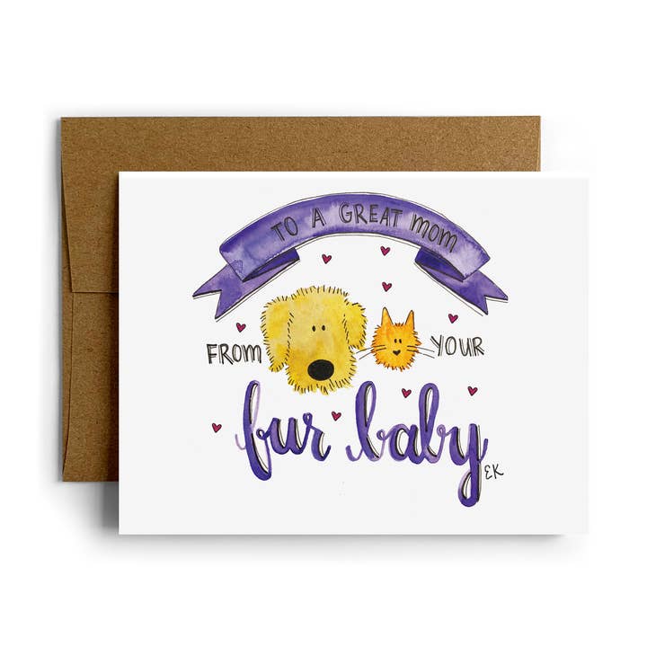 Eileen Graphics - Wholesale Gewone wenskaart - Bont Baby-kaart0