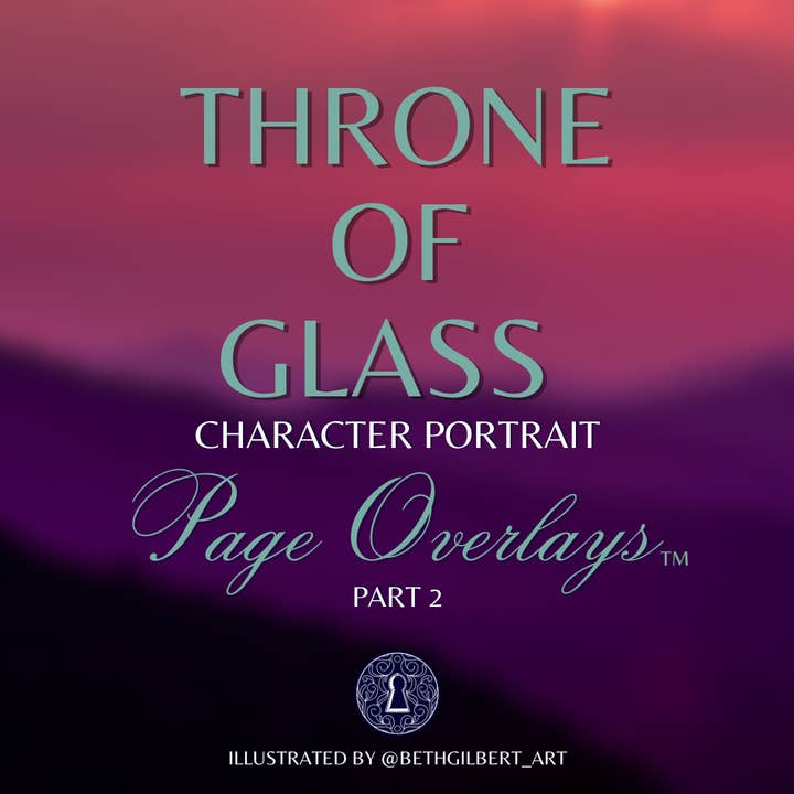 Reading Portal – Engroshandel Kunsttryk – Throne of Glass-karakterportrætsideoverlejringer™ - Del 2