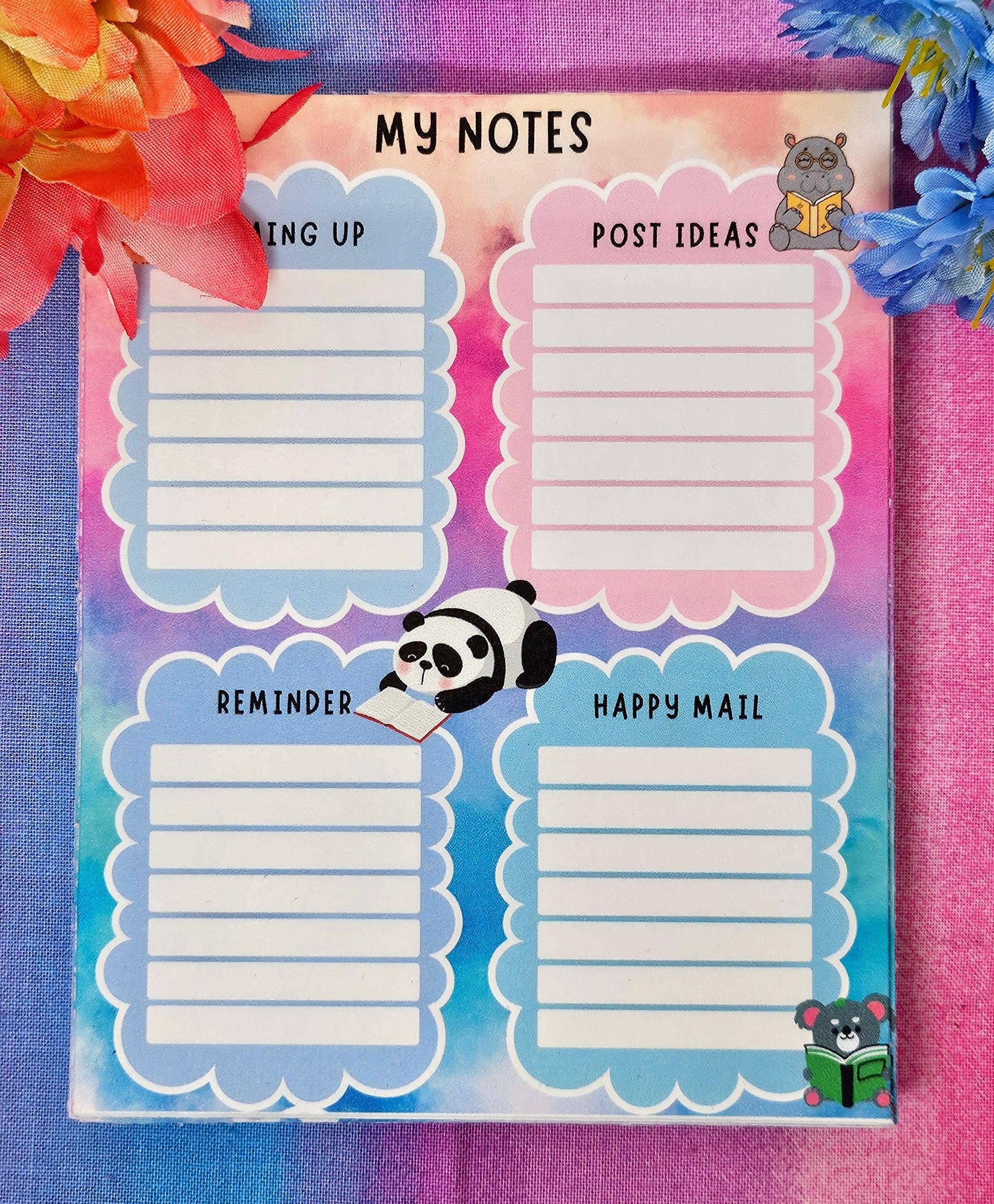 Autumnmist Boutique - Vendita all'ingrosso Bloc notes - Taccuino Cloud Reading To Do 4,25" x 5,5"3