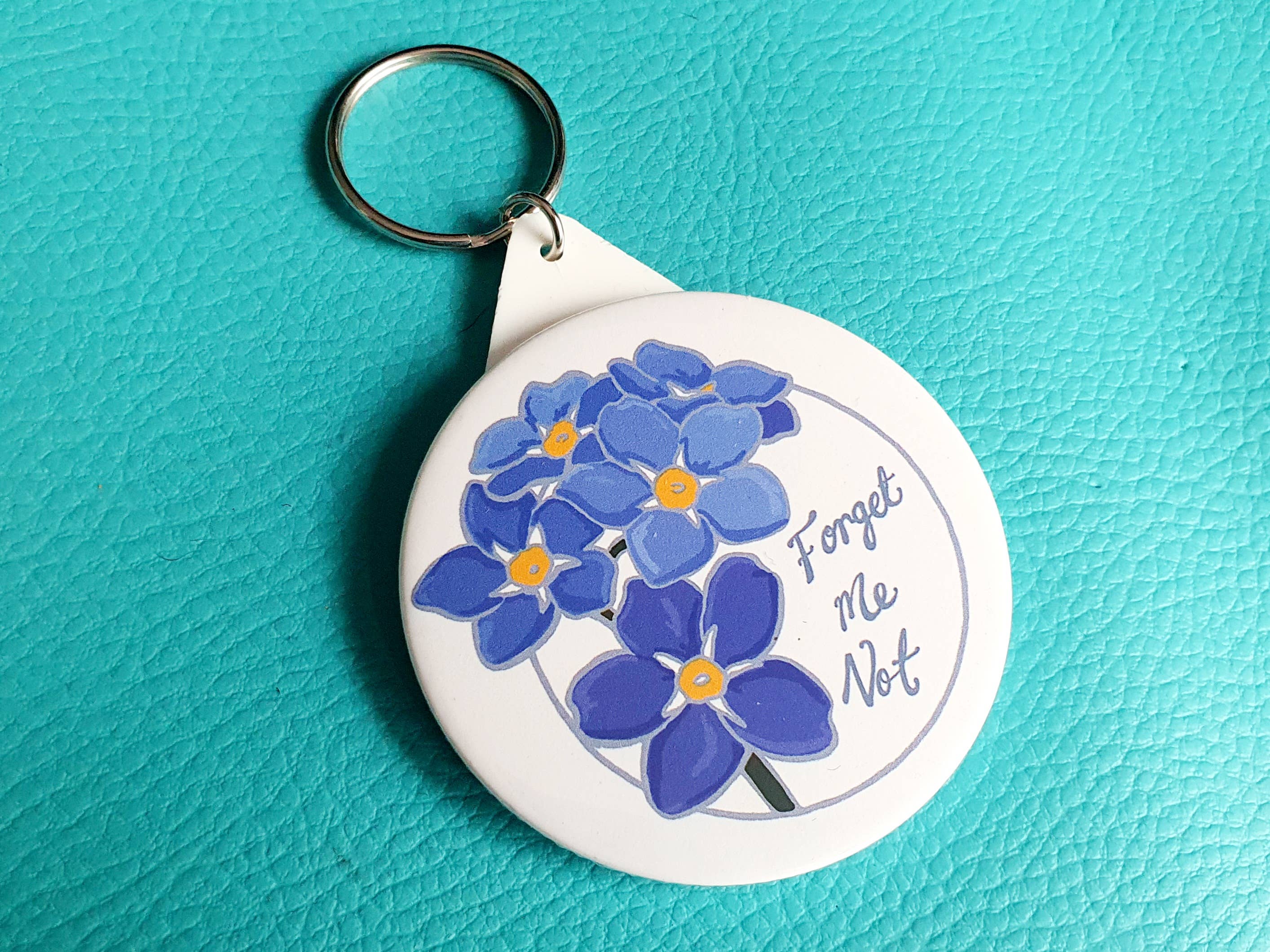 Hashley Art – wholesale Keychain – Women's – Forget me Not Keyring0