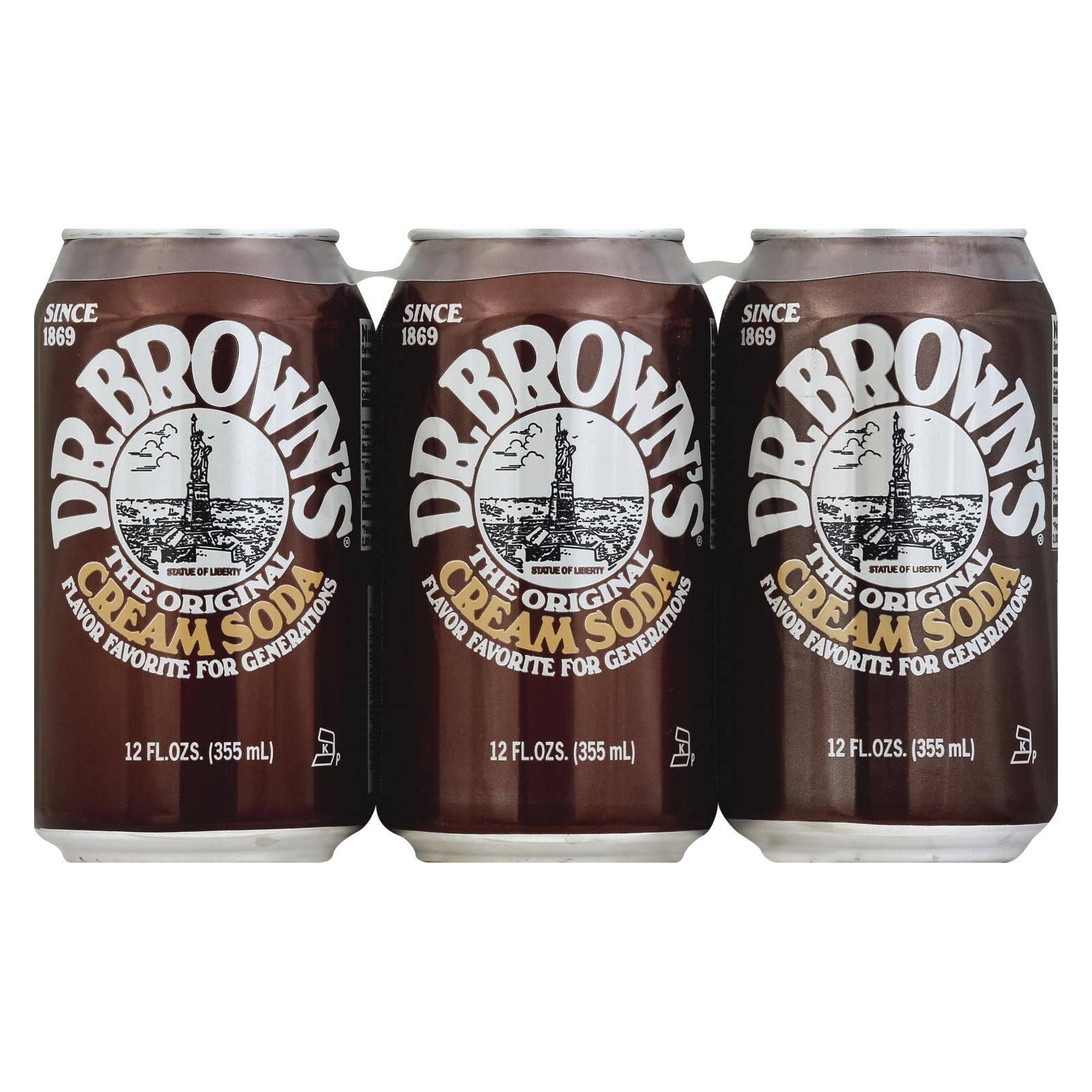 Ware Spark - Wholesale Soda/Carbonated Drink - Dr. Brown - Soda Cream - Case Of 4 - 6/12 Fz0