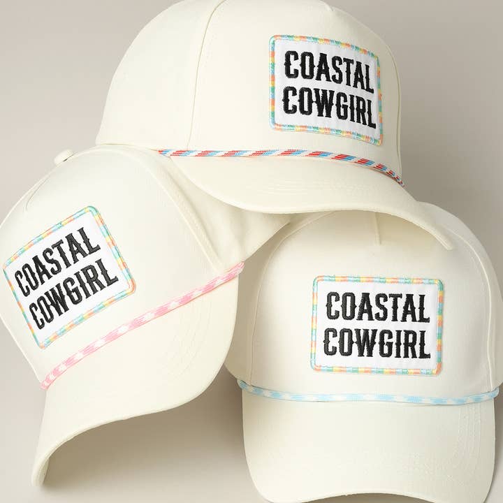 Kystcowgirl Broderet Patch Trucker Hat for engroshandel hos Fashion City