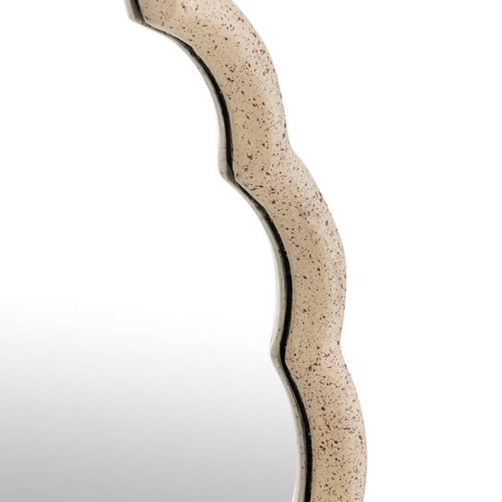 Clear Cast Aluminum Wave Mirror Lg for wholesale on Faire3