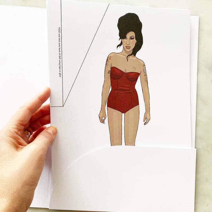 I Love Mel - Wholesale Coloring & Activity Book - Adult - AMY WINEHOUSE PAPER DOLL - BARGAIN BOX OF 301