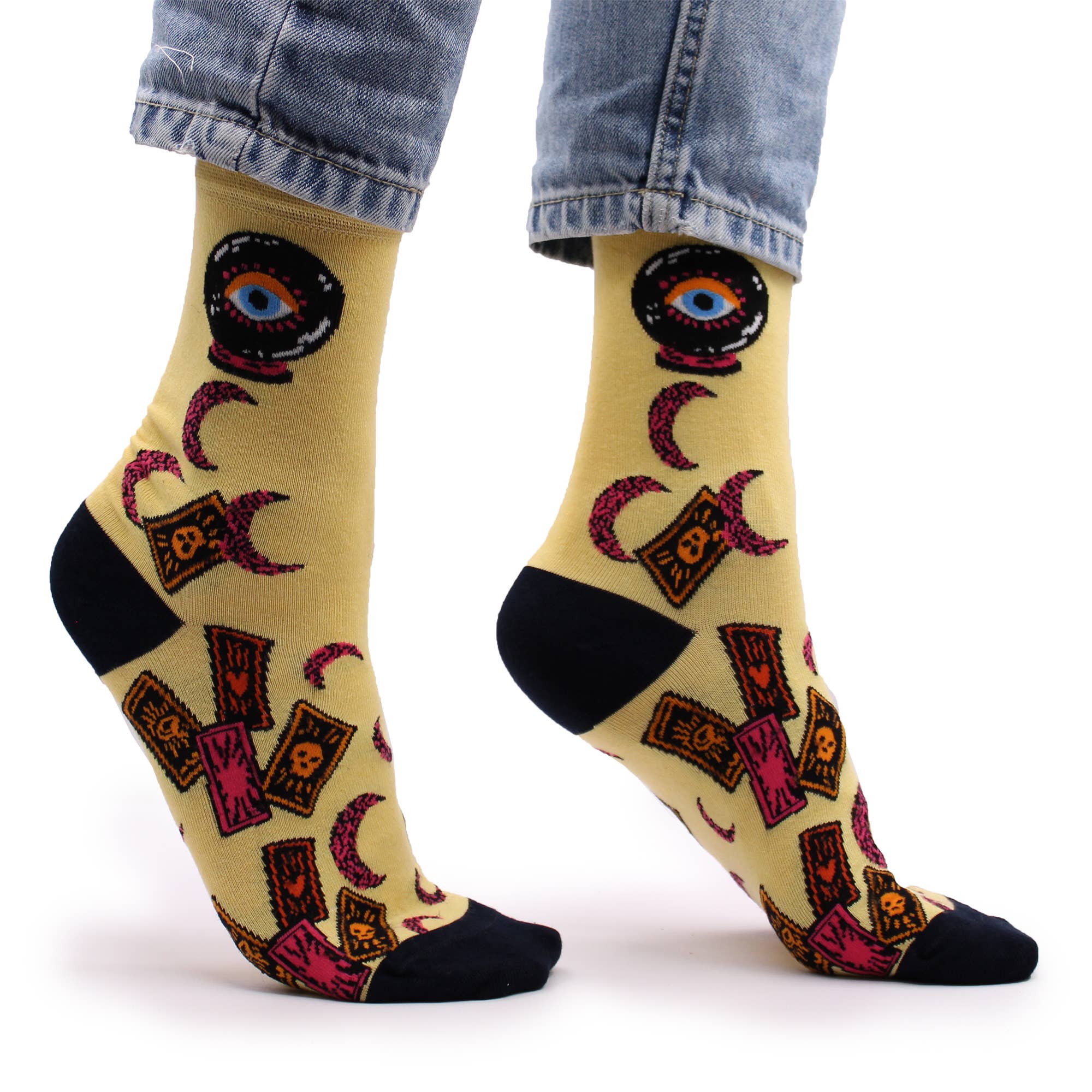 AW Artisan - Wholesale Socks - Unisex - Hop Hare Bamboo Socks (M/L) - Tarot Cards3
