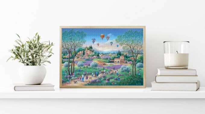 LES ÉDiTiONS iMAGiNAiRES - Wholesale Puzzle - Adult - Puzzle 1000 pieces - The sky of Provence2