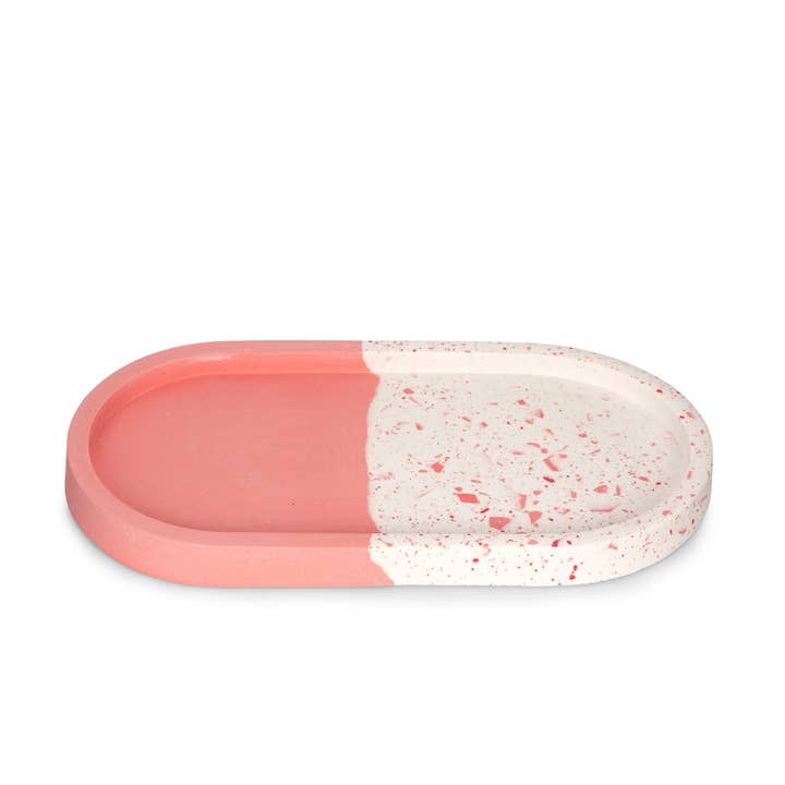 Luxe Home Decor Ltd - Wholesale Jewelry Dish - 4 Piece Trinket Set - Pink Split4