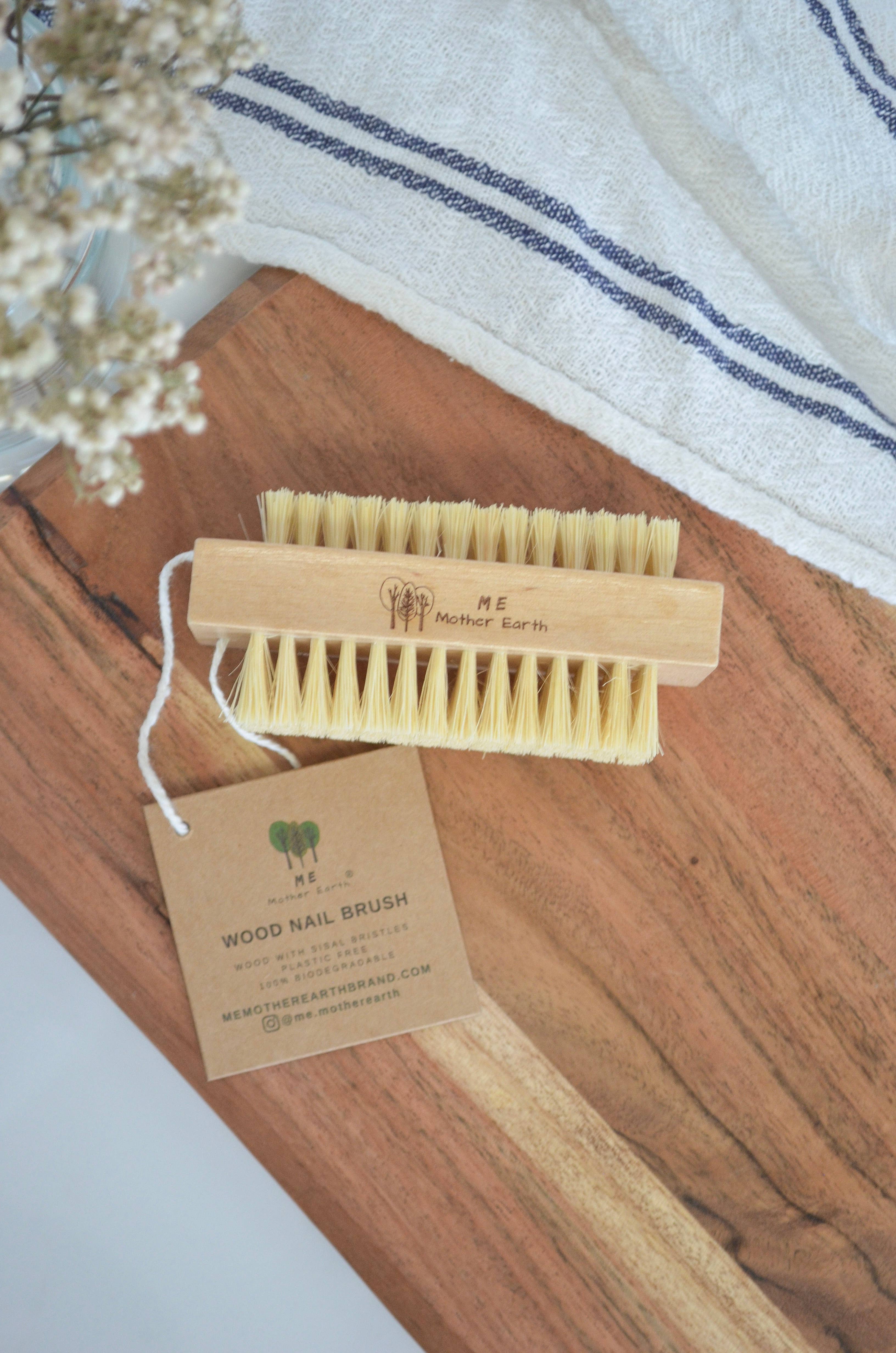 Me Mother Earth - Vente Brosses pour le corps - Brosse à ongles en bois végétalienne écologique