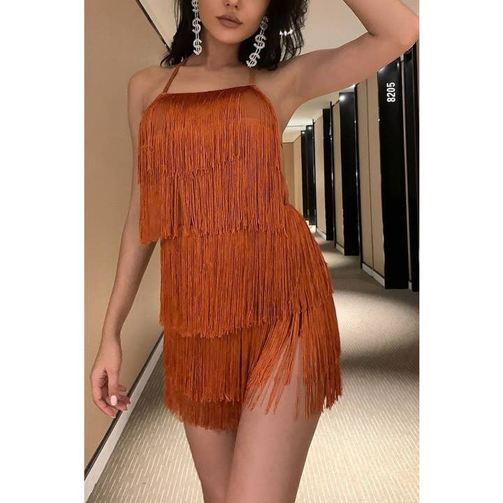 Paperdoll - Wholesale Romper - Women's - TASSEL PARTY SEXY BODYSUIT11