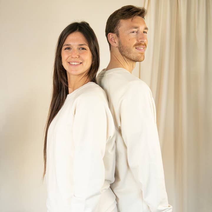 Natural Crude UNISEX SWEATSHIRT for wholesale on Faire0