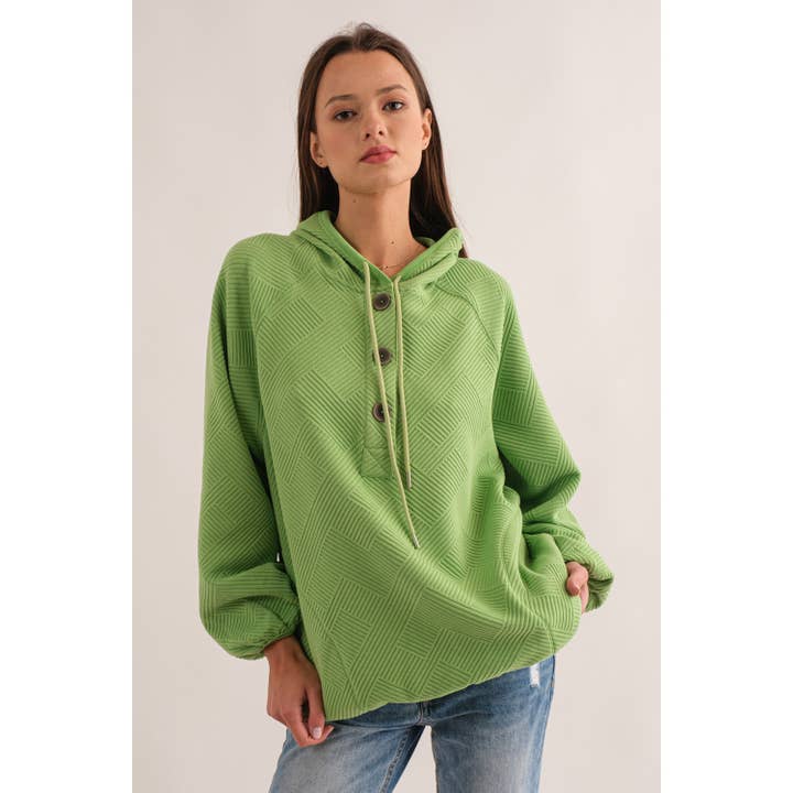 The GREii - Wholesale Hoodie - Women's - Novelty Jacquard Hoodie