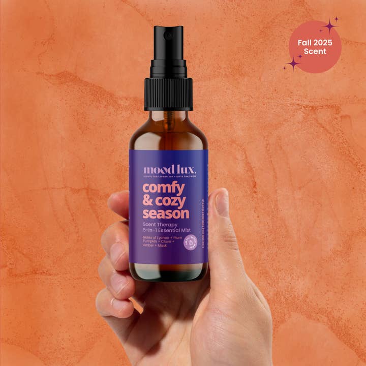 Comfy and Cozy Season 5 In 1 Essential Mist for wholesale by Mood Lux
