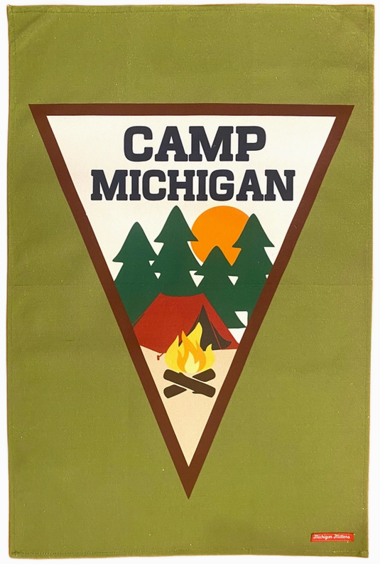 Michigan Mittens - Wholesale Tea Towel - Michigan Camp Flag/Tea Towel6