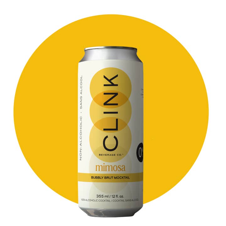 Clink Beverage Co. - Vente Apéritifs sans alcool/mocktails - Mocktail Brut Pétillant Mimosa