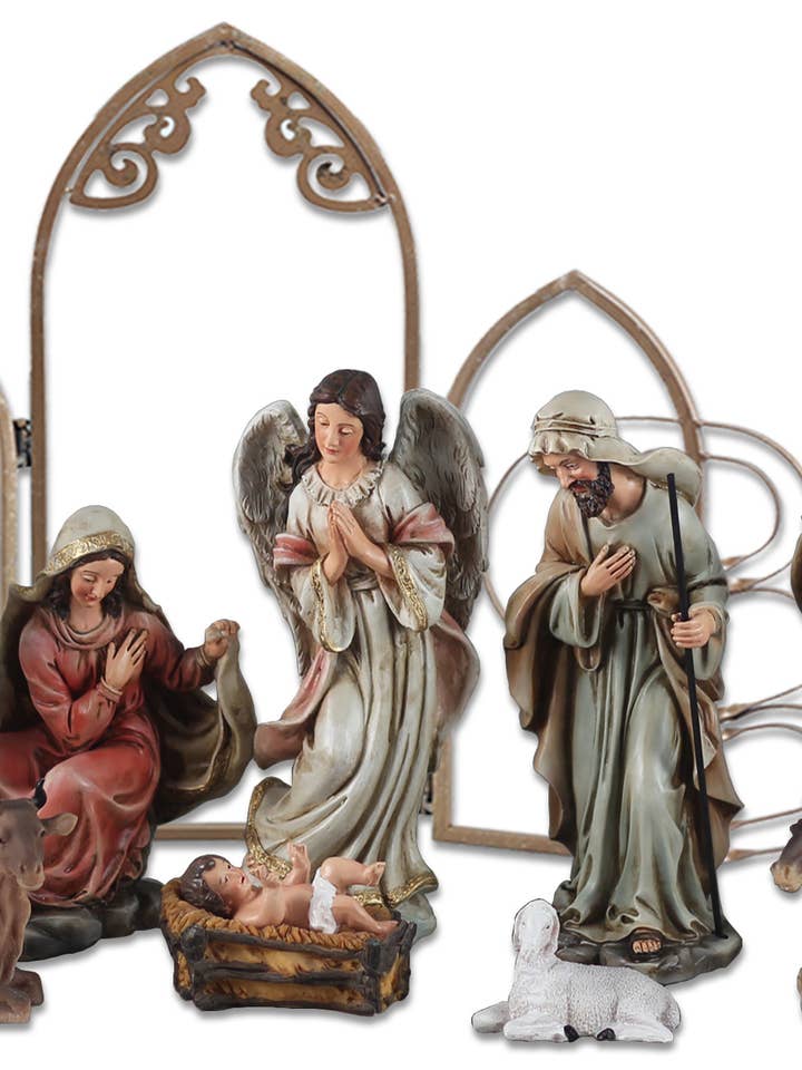 11 fichi per presepe da 20,3 cm per la vendita all'ingrosso da parte di H.J. SHERMAN COMPANY, INC.