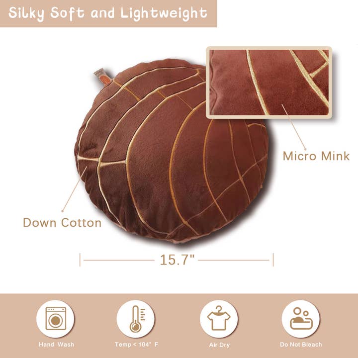 Abound Lifestyle - Wholesale Throw/Decorative Pillow - Concha Bread Decorative Throw Pillow9