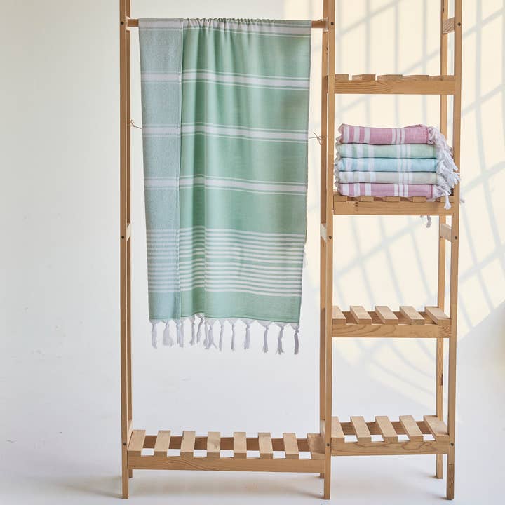 Kikoya - Vente Serviette de plage - Arma Serviettes Turques Salle de Bain Hamam Spa Plage Grande Séchage Rapide12