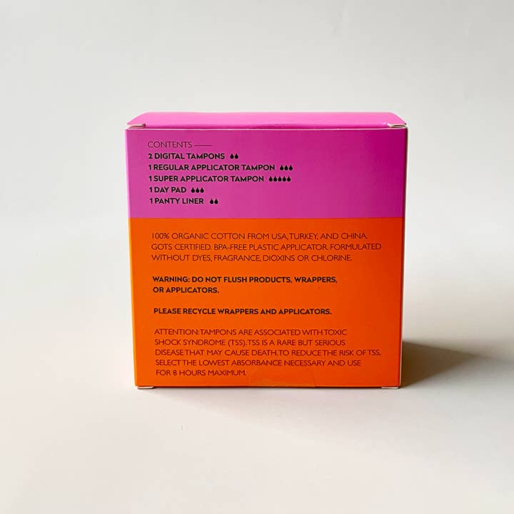 Hooha – wholesale Tampon – The Hooha Box - Assorted Period Products1