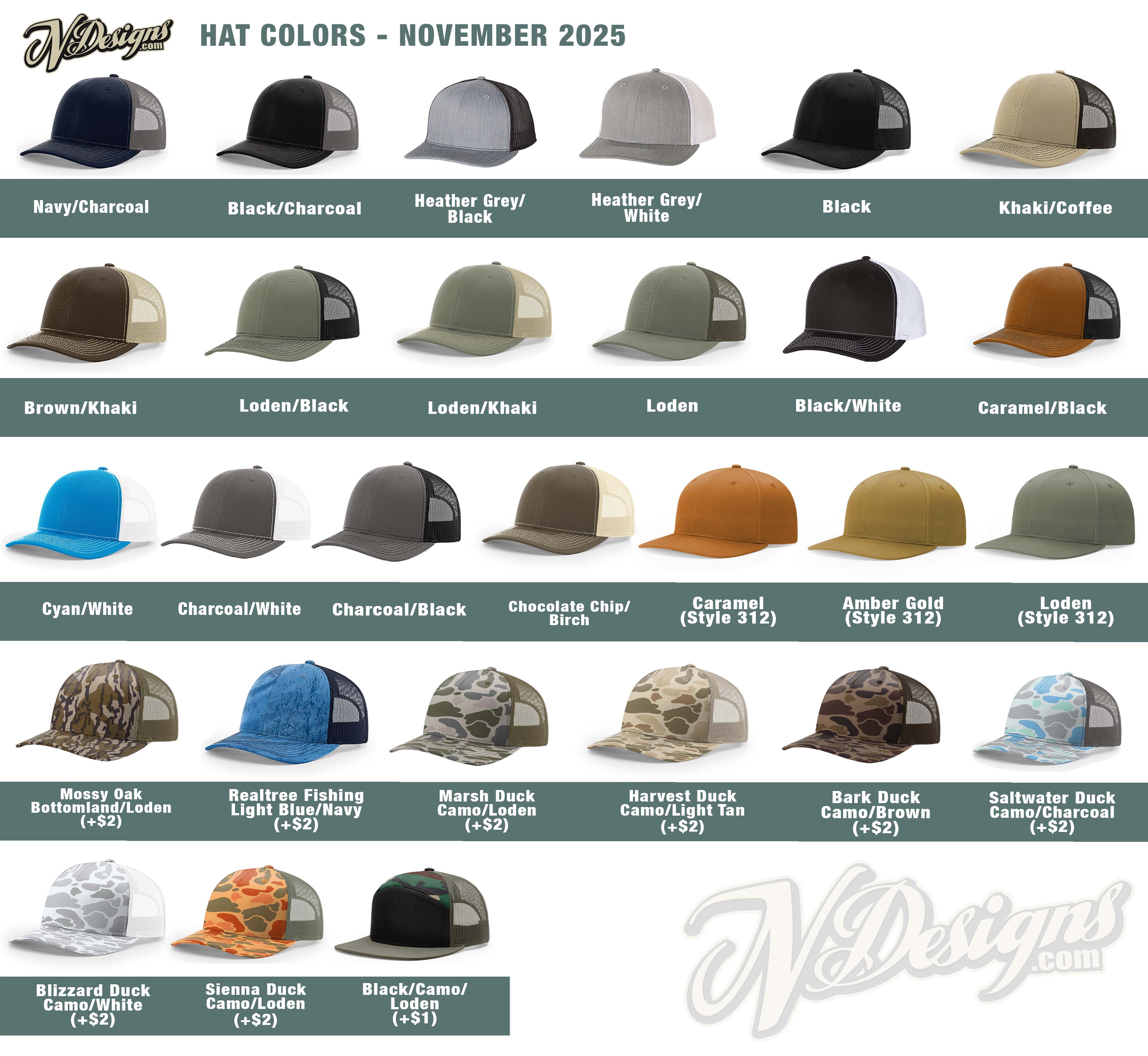 NDesigns Leather - Wholesale Trucker Hat - Unisex - Custom Logo Leather Patch Hat - Patches are sewn, not glued!23