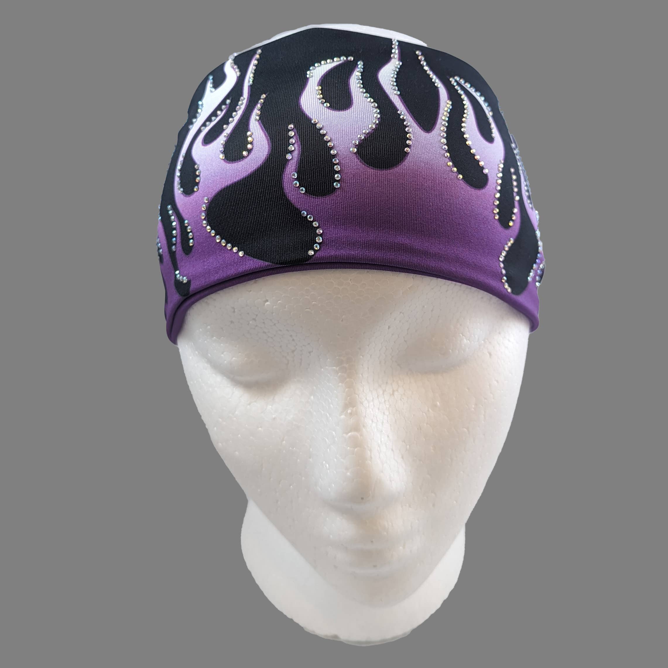 HW105R - Classic Flames Purple for wholesale by Gem City Attire