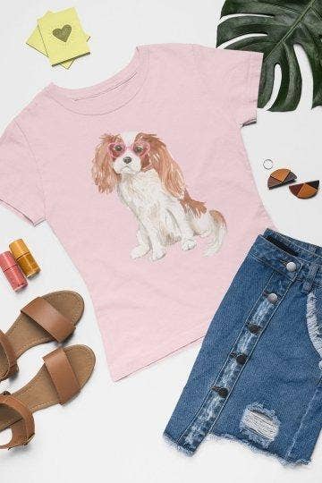 Pink N Paw - Wholesale Screen Printed T-Shirt - Women's - Cavalier King Charles Spaniel Lover - Short Sleeve Tee1