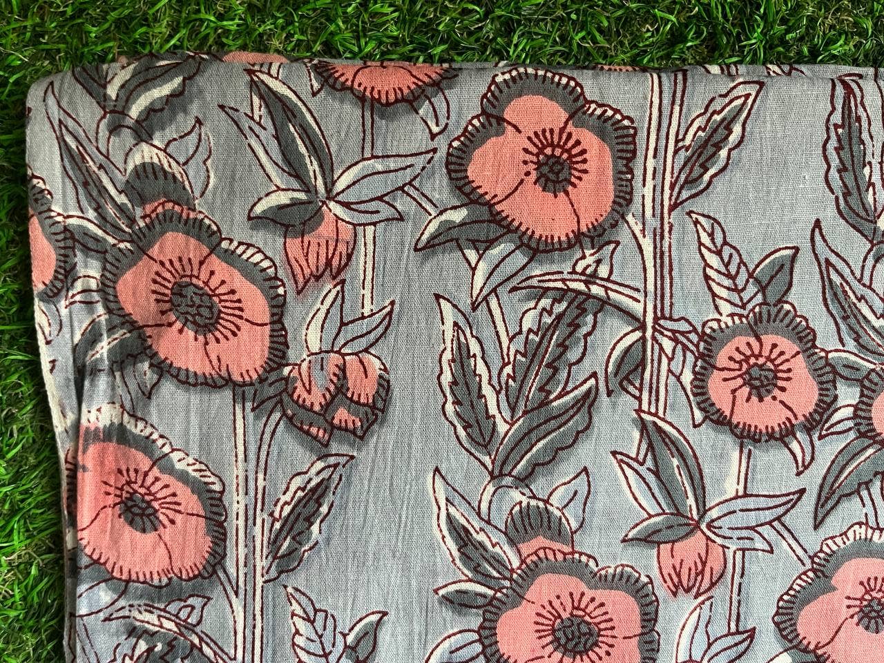 Bhawana Handicrafts - Vente Peintures pour tissu - Beau tissu imprimé à la main en coton, tissus indiens2