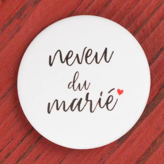 Wedding badge Nephew of the groom for wholesale by Te Whaka