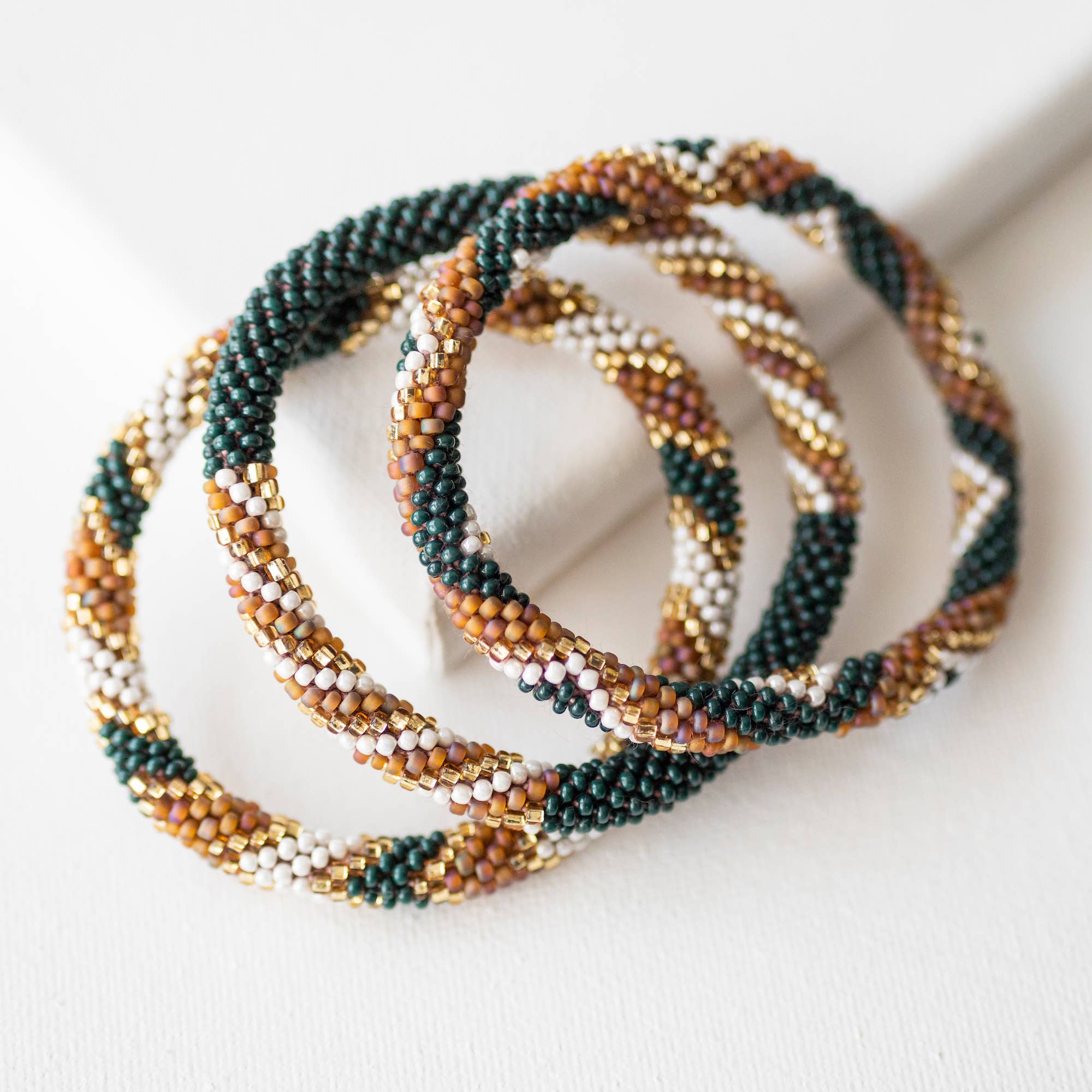 Aid Through Trade – wholesale Jewellery set – Roll-On® Bracelet Spruce - Set of 125