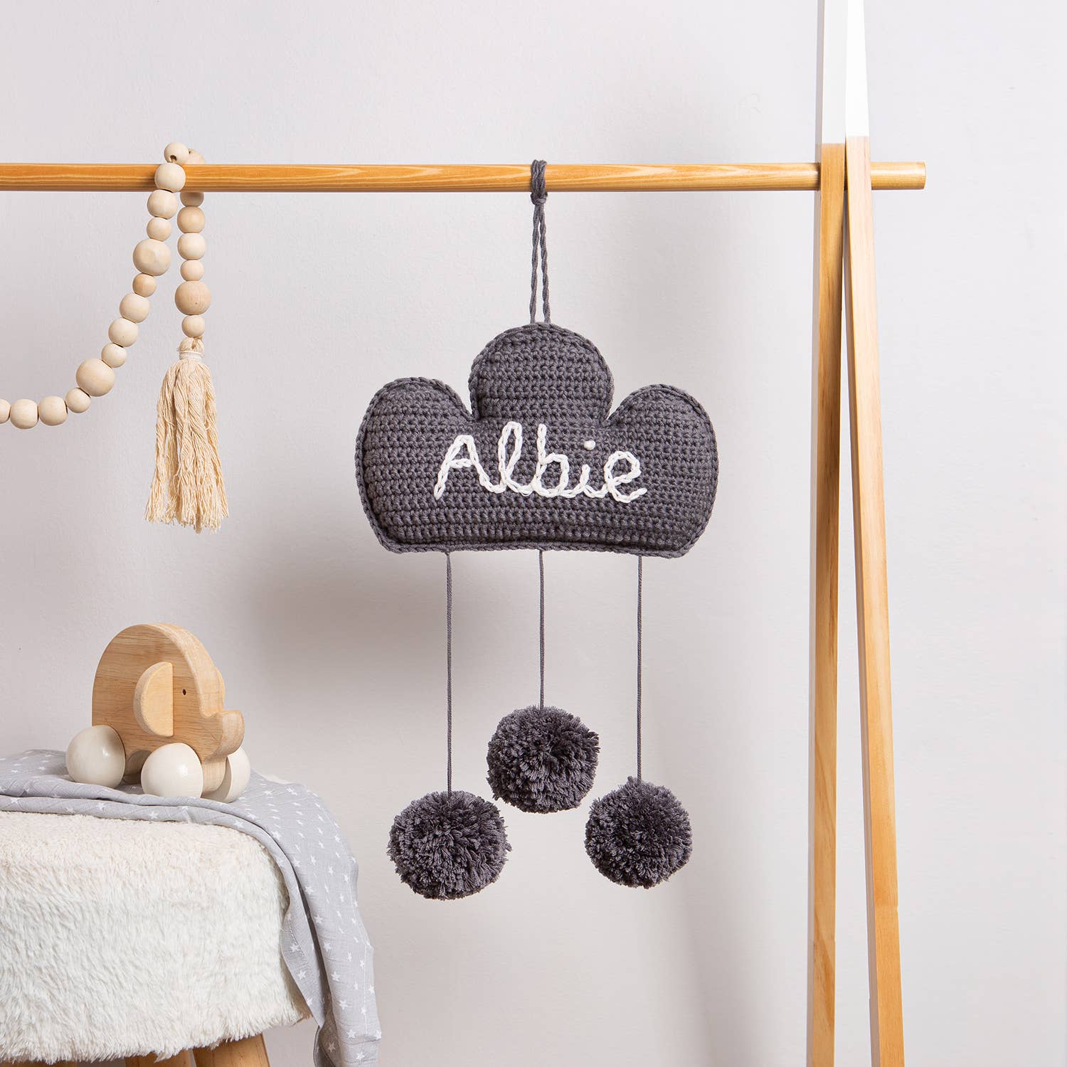 Wool Couture Company - Vente Kit de bricolage - Kit de crochet personnalisé Cloud Hanger Easy Crochet0