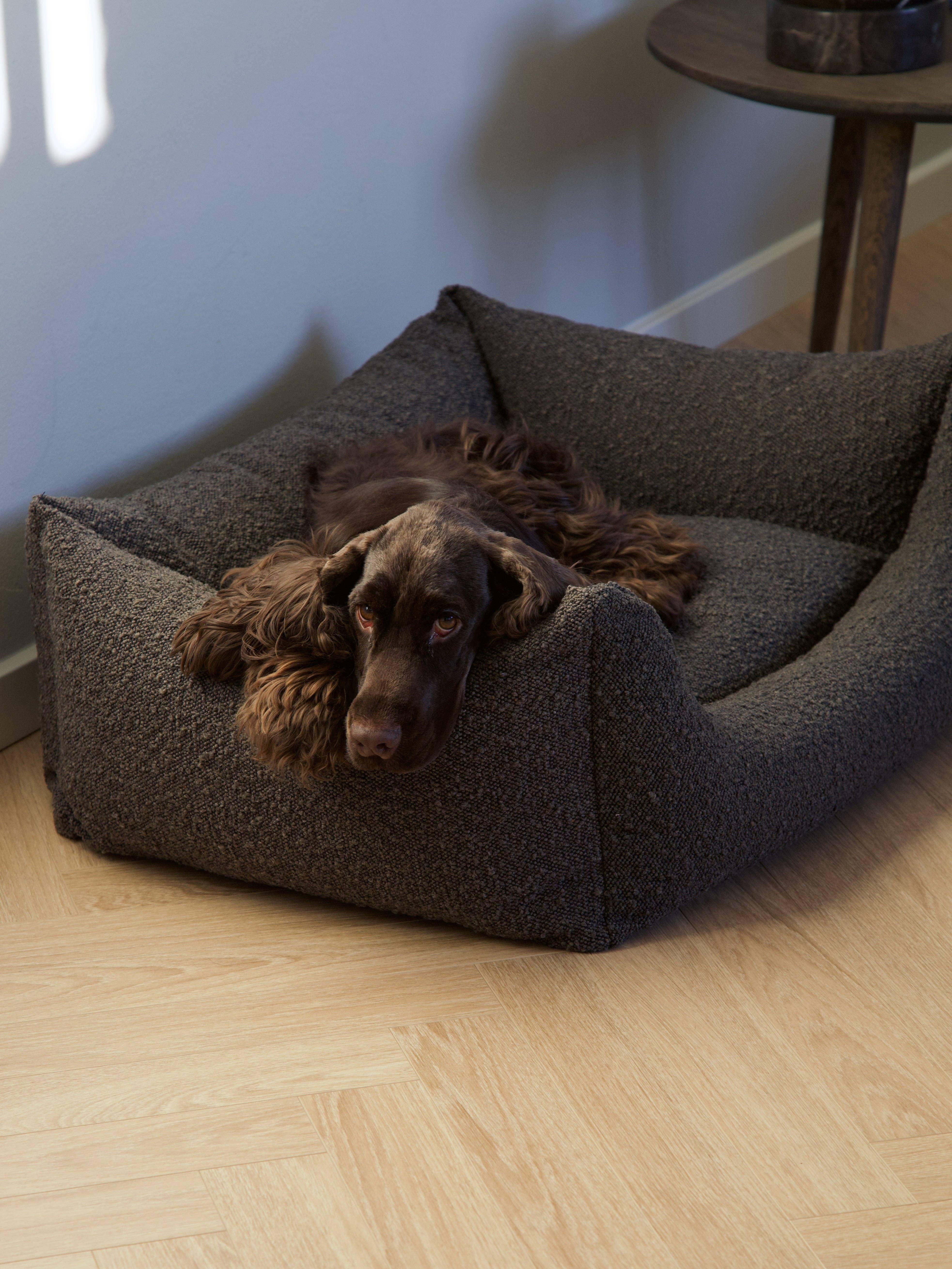 Nordog – cama - Cão por atacado – Cama para cachorro BILLY em tecido bouclé mocca6